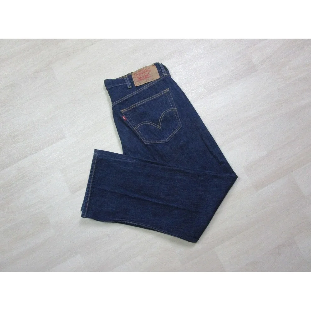 Vintage Levi's 501 WPL 423 Button Fly Blue Dark Wash Jeans Men's Size W38‎ L30